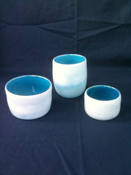 Icy Blue Bowls ~ 2010